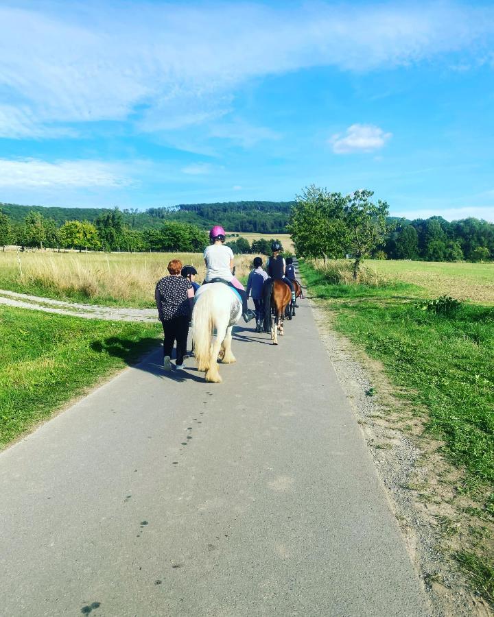 Fewo Im Reit- Und Ponyparadies Roos Halle  Bagian luar foto